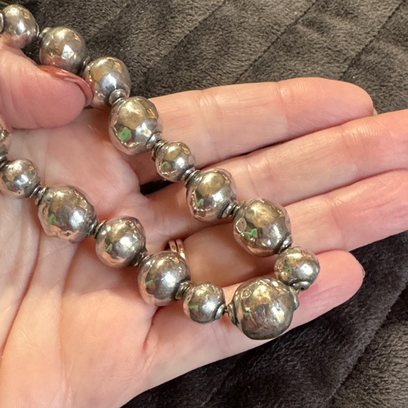 Silpada Atmospheric Oxidized Sterlng Silver Stretch Ball Bead Bracelet B1998 - Picture 10 of 15